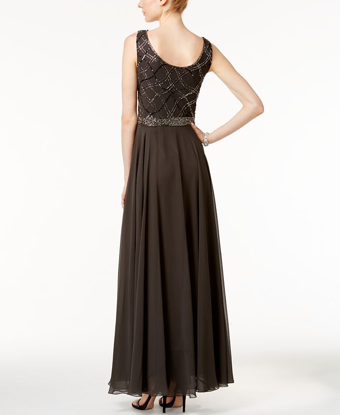 J Kara Beaded Gown and Angel-Sleeve Jacket & Reviews - Dresses - Women ...