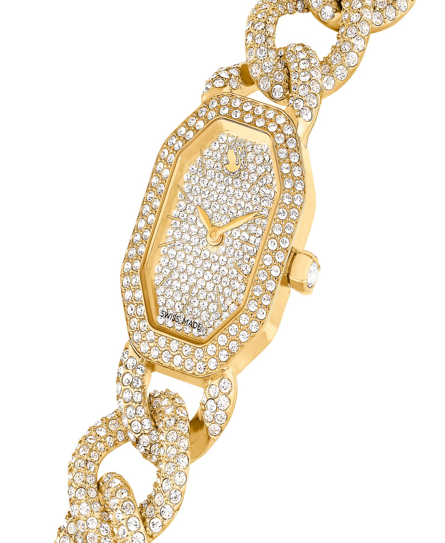 Часы-браслет Swarovski Dextera Chain со swiss-кристаллами 44x20мм — фото 4
