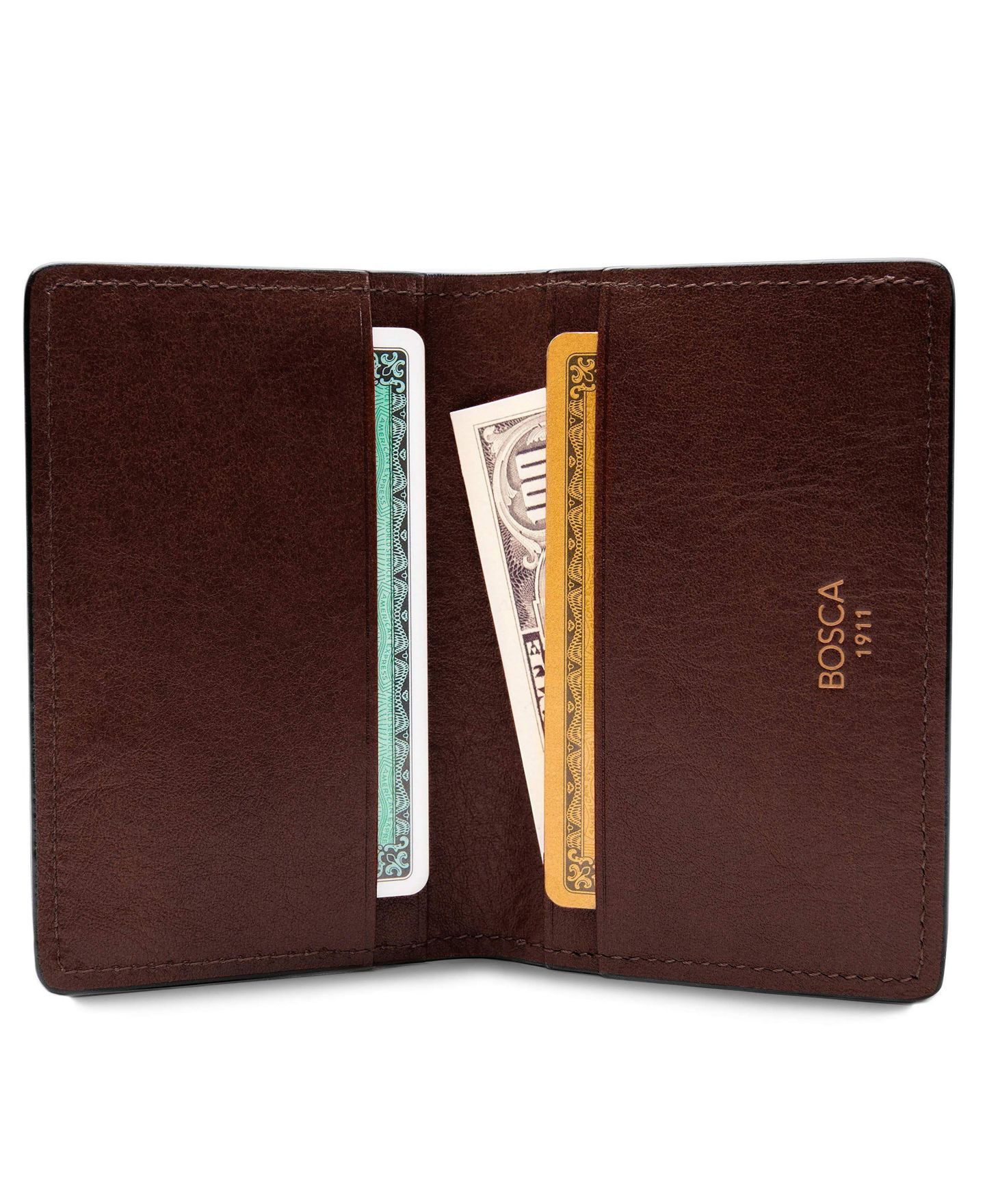 Мужской кошелёк Bosca Old Leather Calling Card Case — фото 4