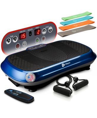 LifePro Vibration Plate Machine Whole Body Workout w Loop Bands for Weight Loss Toning - Blue 200$