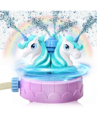 Kids Water Sprinkler Rotating Outdoor Toy Summer Backyard Fun