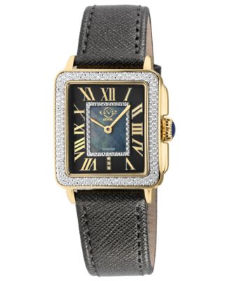 Women's Padova Swiss Quartz Diamond Hand made Italian leather Strap Watch