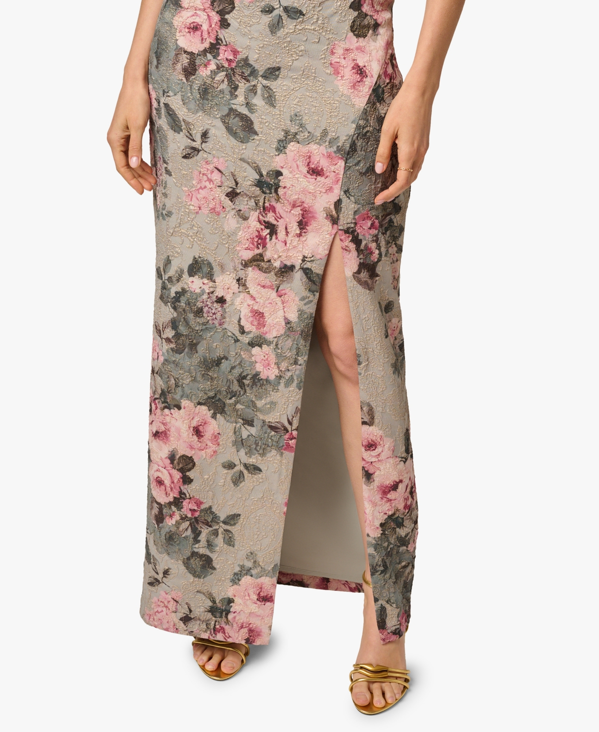 Adrianna Papell Women's Strapless Body Gown