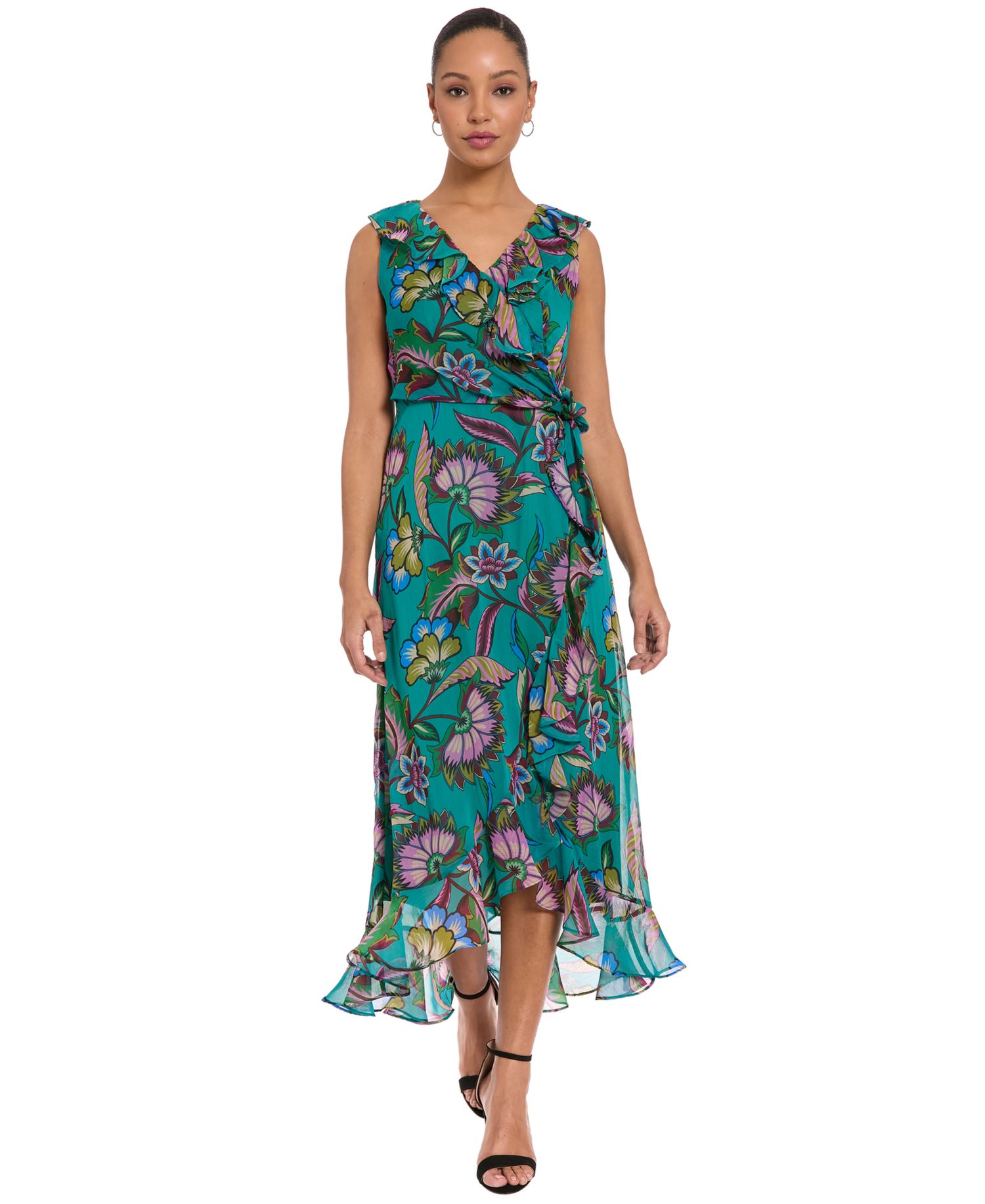 Women’s V-Neck High-Low Dress