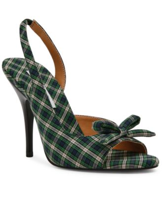 Women's Flounce Slingback Bow Dress Sandals