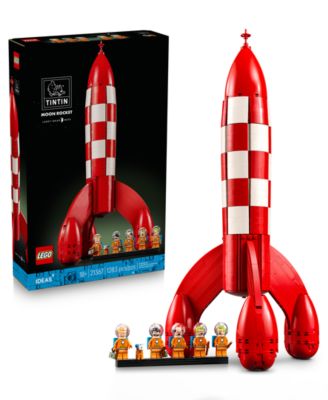 Ideas Tintin Moon Rocket 21367 1,283-Piece Building Set, Ages 18+
