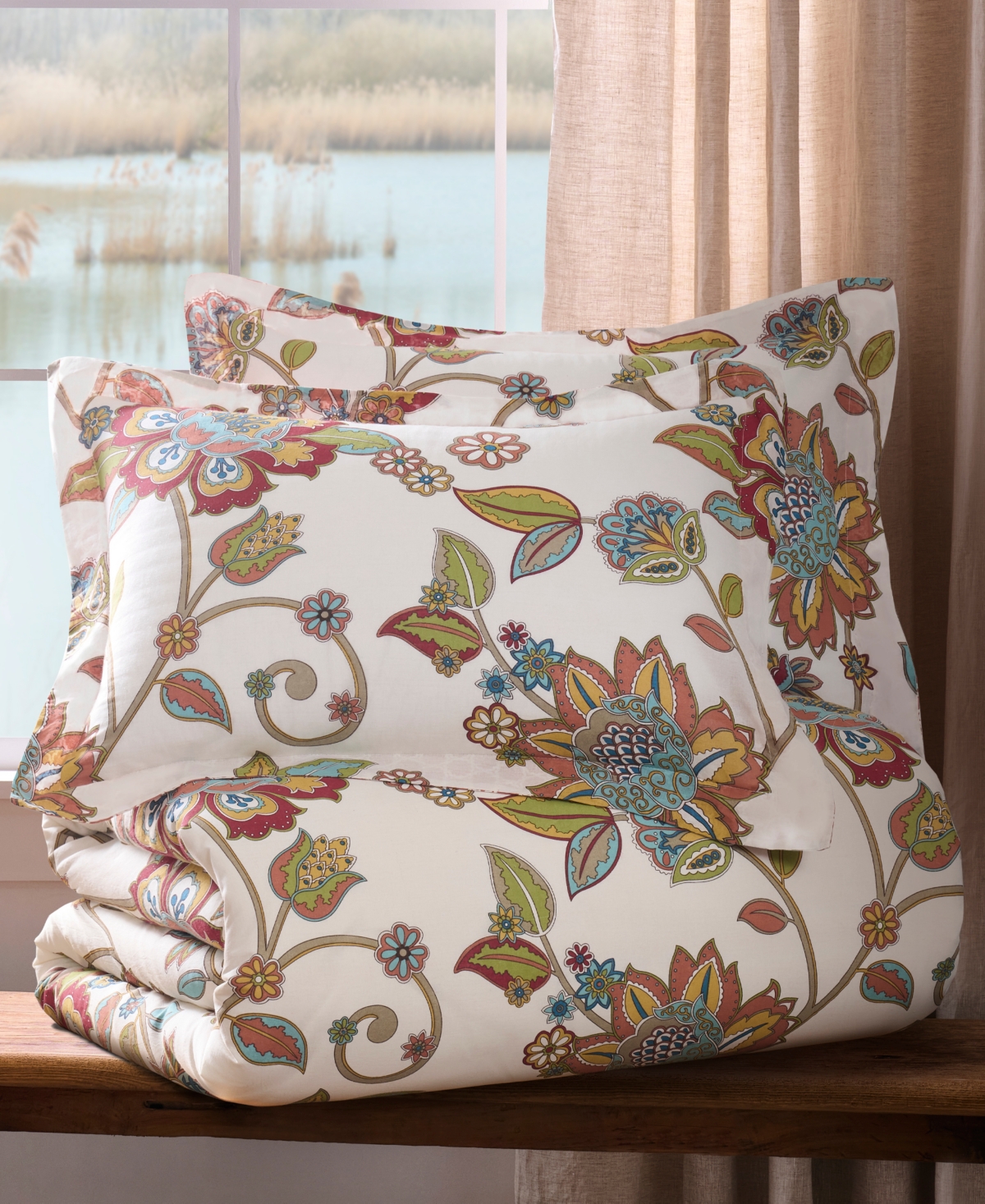 Levtex Home Clementine Reversible -Piece Duvet Cover Set