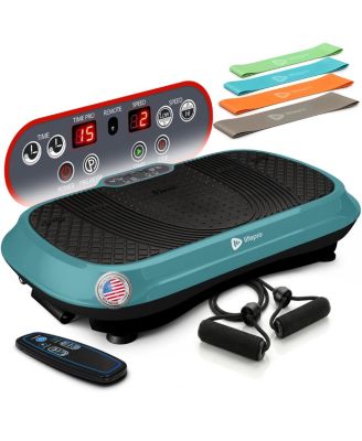 LifePro Vibration Plate Machine Whole Body Workout w Loop Bands for Weight Loss Toning - Green 200$