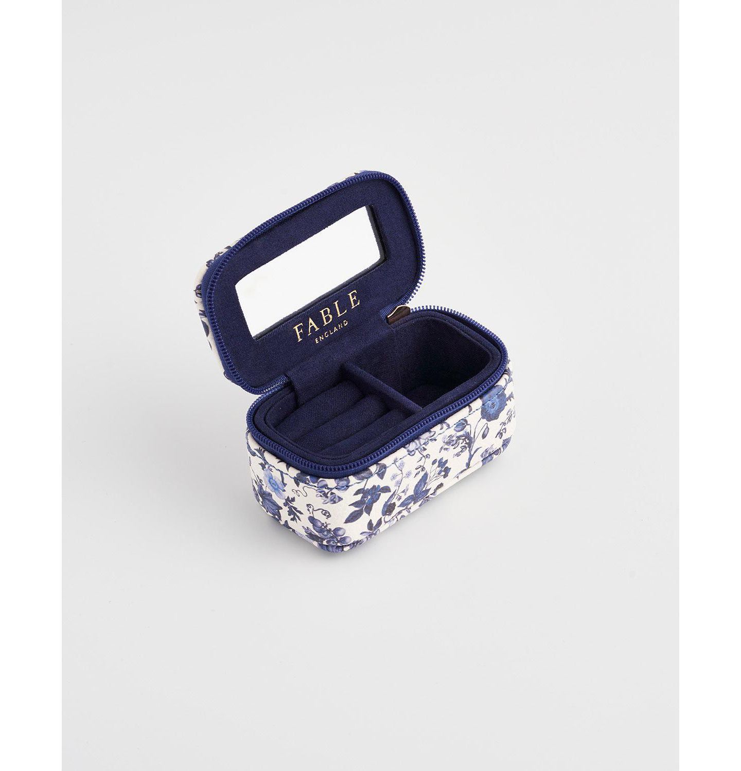 Женская сумка Fable England Ditsy Jewellery Box Mini, цвет: Синий — фото 4