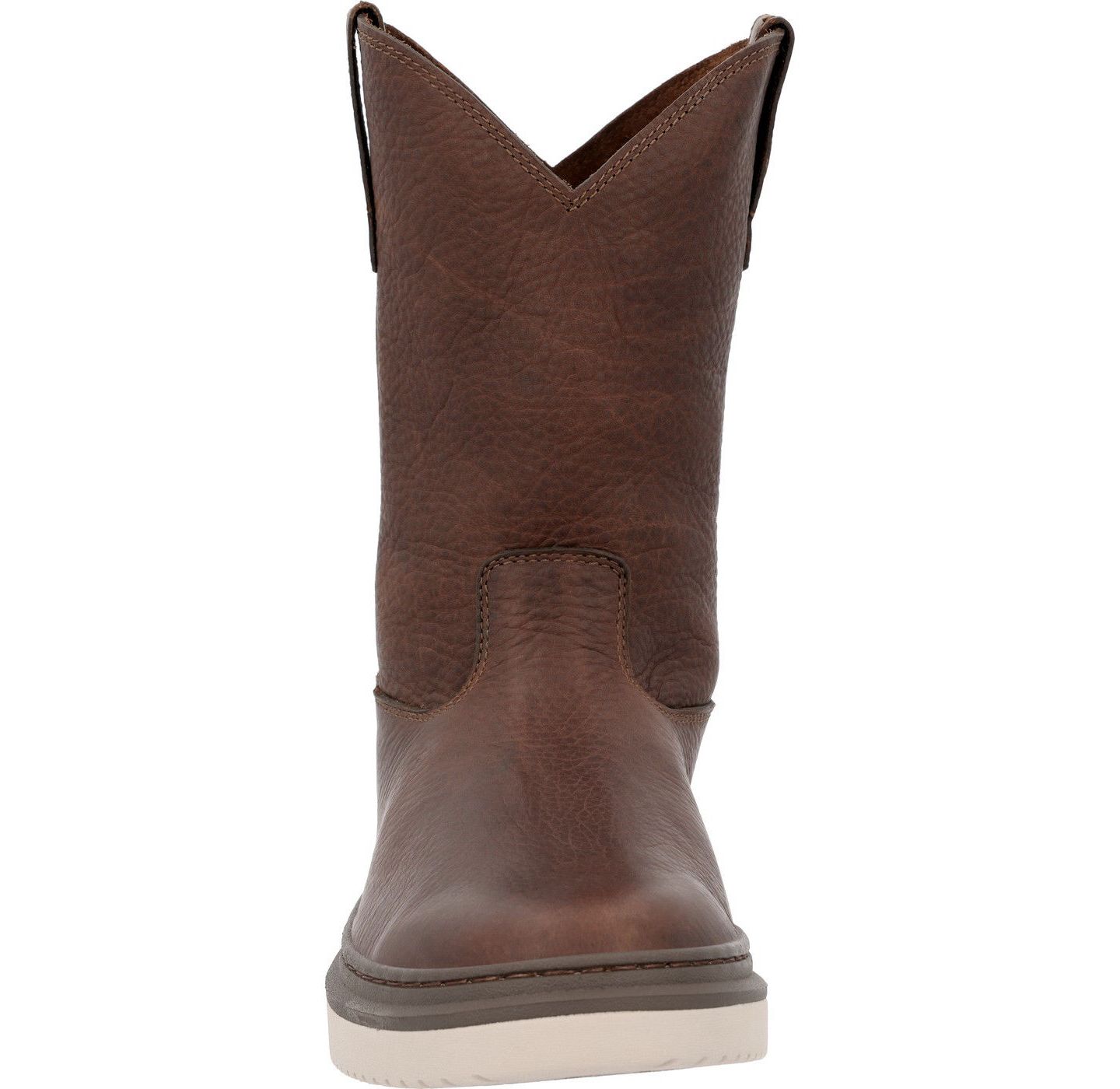Мужские ботинки GEORGIA BOOT Wedge Superlyte 11" Pull-On Work Boot, цвет: Коричневый — фото 4
