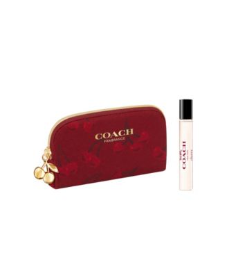 Free Coach Cherry Pouch and Travel Spray with a $200 Coach Women's Fragrance Purchase