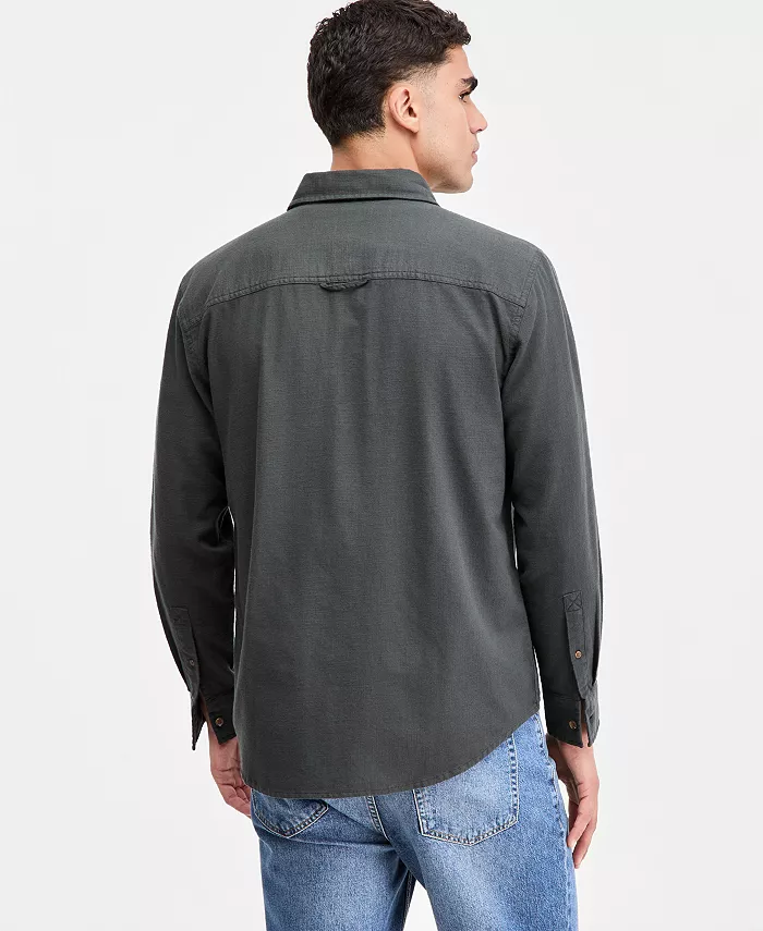 Men's 100% Cotton Steven Long-Sleeve Shirt - thumbnail 7