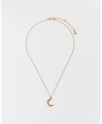 Nightshade Moon Gold Necklace