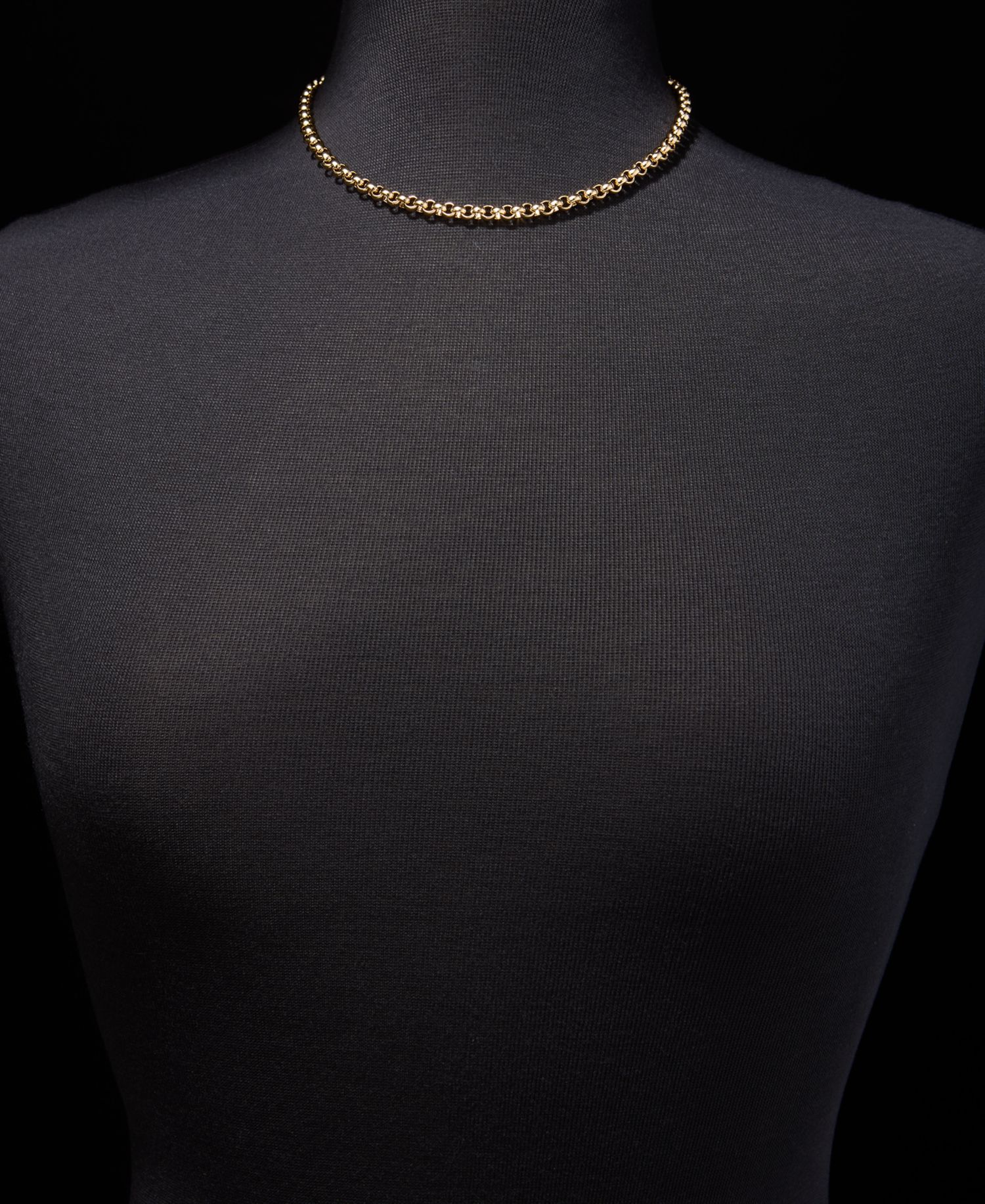 Gold-Tone 16" Chain Collar Necklace