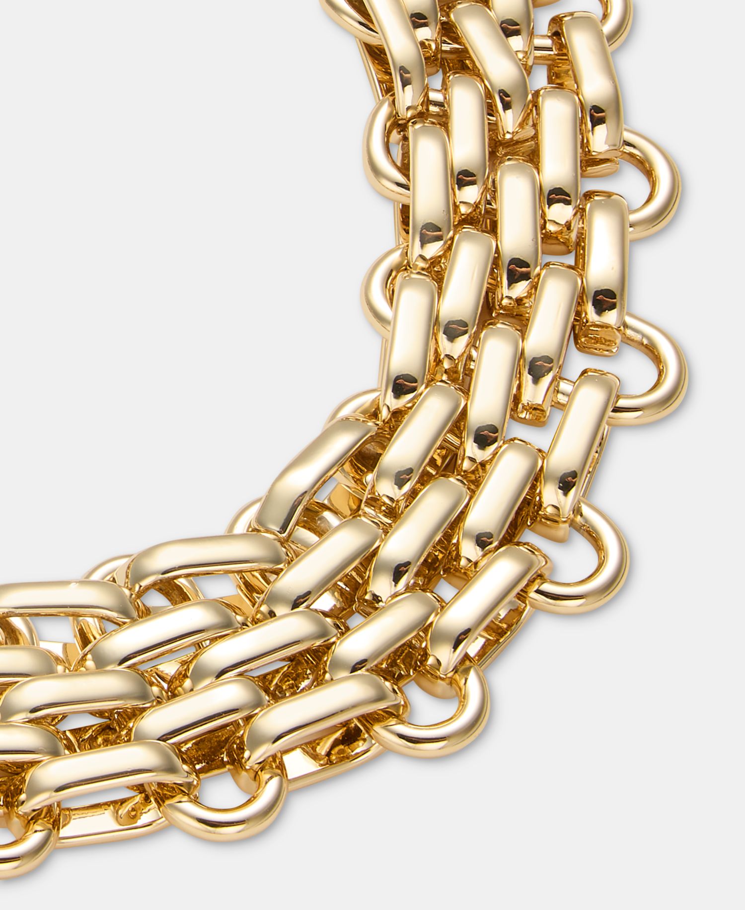 Rolo Chain Statement Flex Bracelet