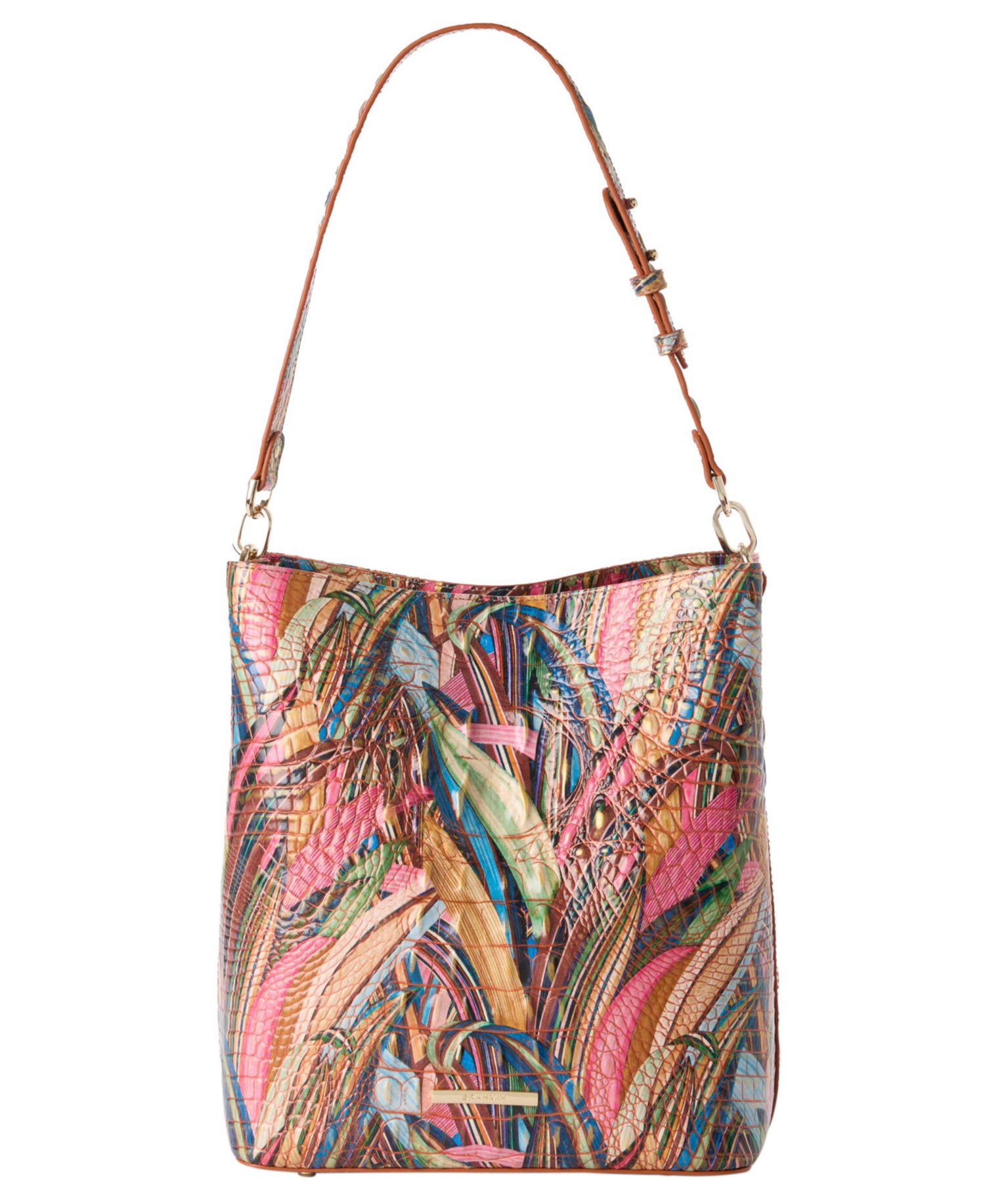 Celina Melbourne Small Leather Bucket Handbag