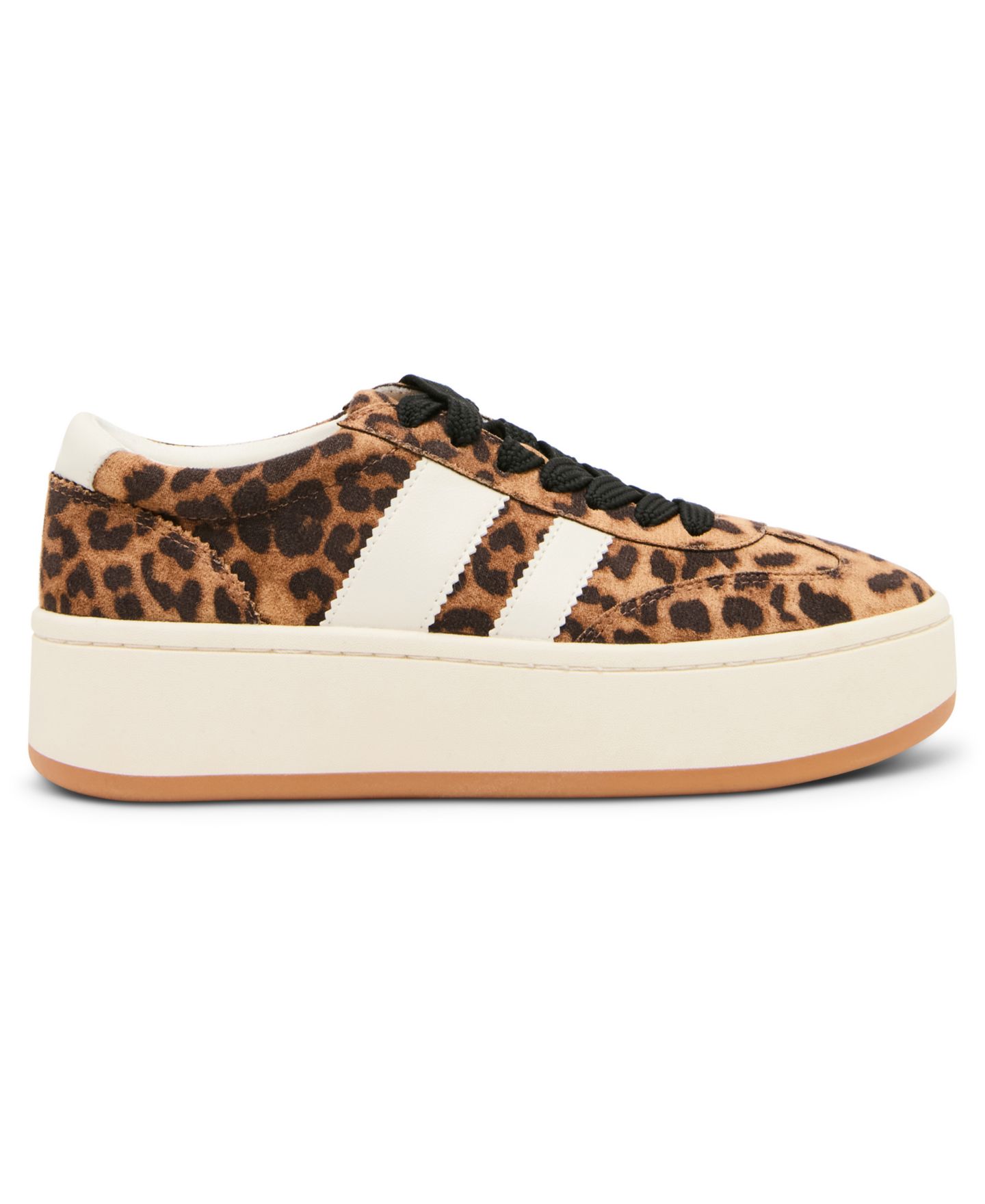 Женские кроссовки Madden Girl Frankyyy Lace-Up Platform, цвет: Леопардовый разноцветный — фото 2