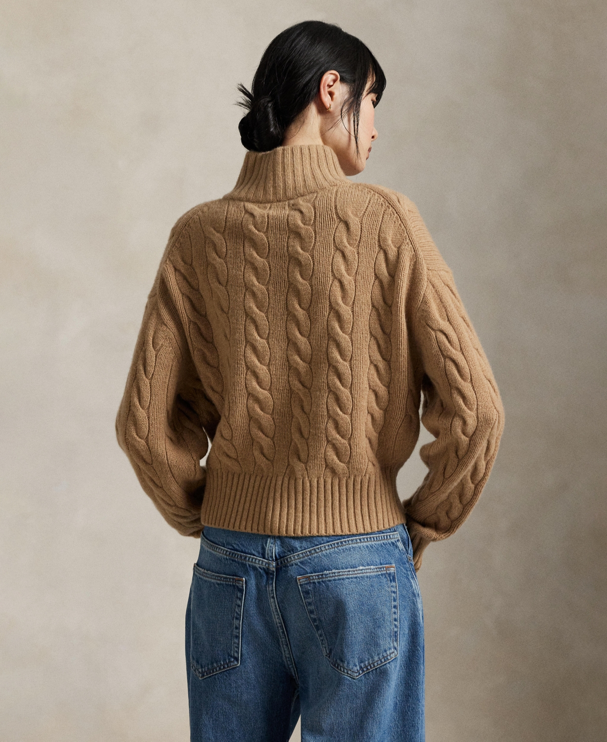 Polo Ralph Lauren Women's Wool Cashmere Long-Sleeve Sweater