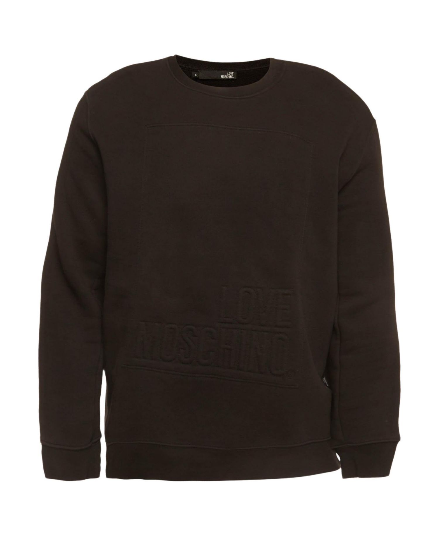 Men's Knit Embossed Logo Full Sleeve Sweatshirt