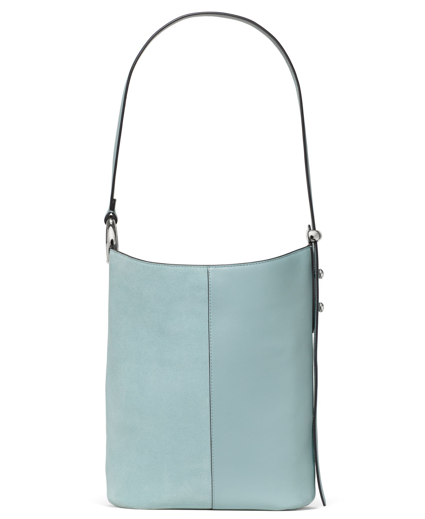 Женская сумка kate spade new york Halo Suede Medium Bucket, цвет: Морской — фото 2