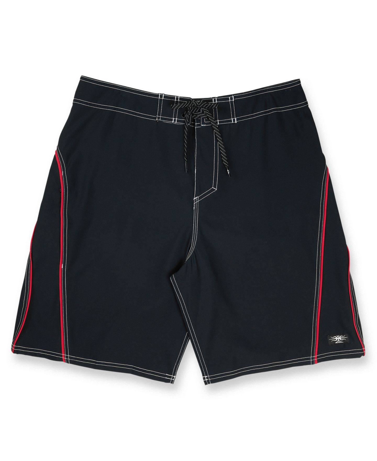 Пляжные шорты Straight-Fit для мужчин, стрейч — Quiksilver, цвет: Чёрный — фото 4
