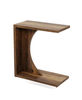 Sofa Side Table C-Shaped End Table for Couch Convenience and Style