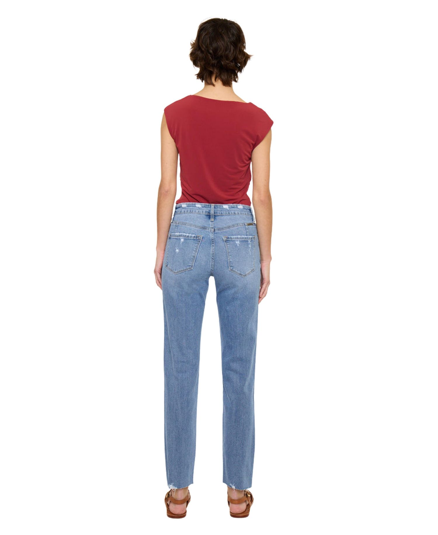 Women's Ariana High Rise Straight Jeans