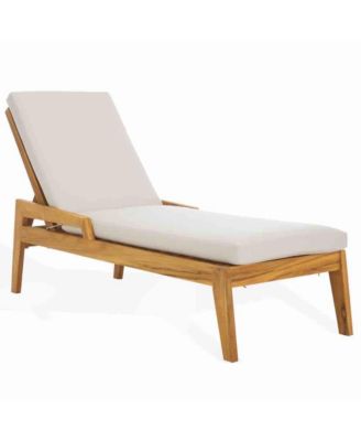 Caledonia Teak Chaise Lounge