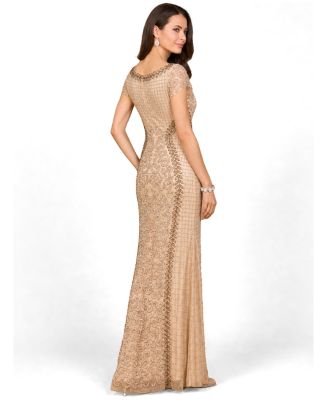 silver grey dresses Grey Satin Open Back Prom Dress with High Slit – BS002 – Viniodress
