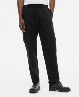 Men's Relaxed-Fit Utility Cargo-Pocket Pants