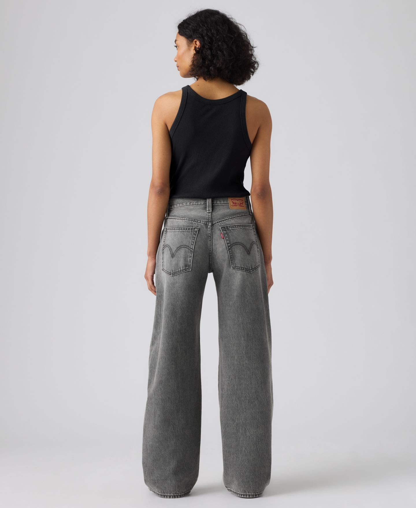 Женские джинсы Levi's Mid-Rise Middy Balloon, цвет: Disquiet Day — фото 5