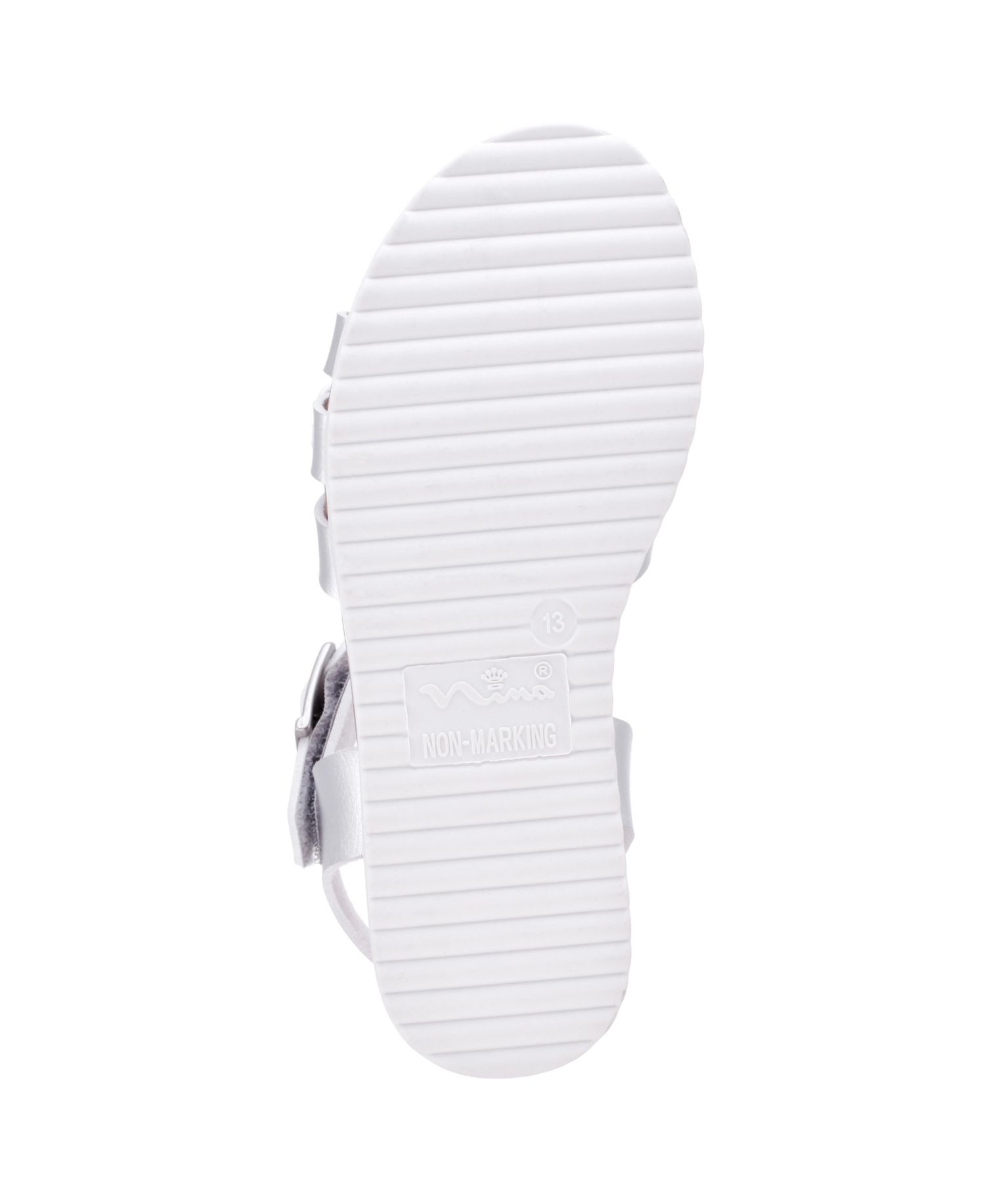 Girls Lacey Metallic Adjustable strap Sandals