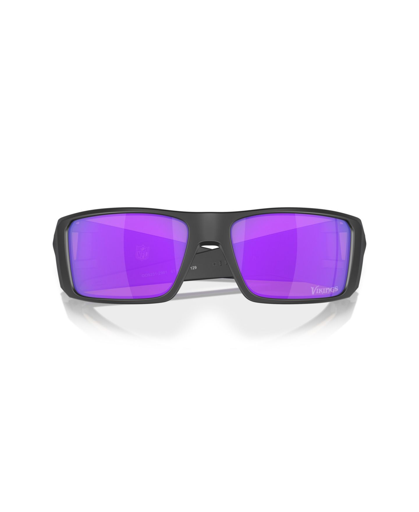Мужские солнцезащитные очки Oakley Kansas City Chiefs Heliostat Rectangle Sunglasses, OO9231, цвет: Матовый чёрный — фото 20