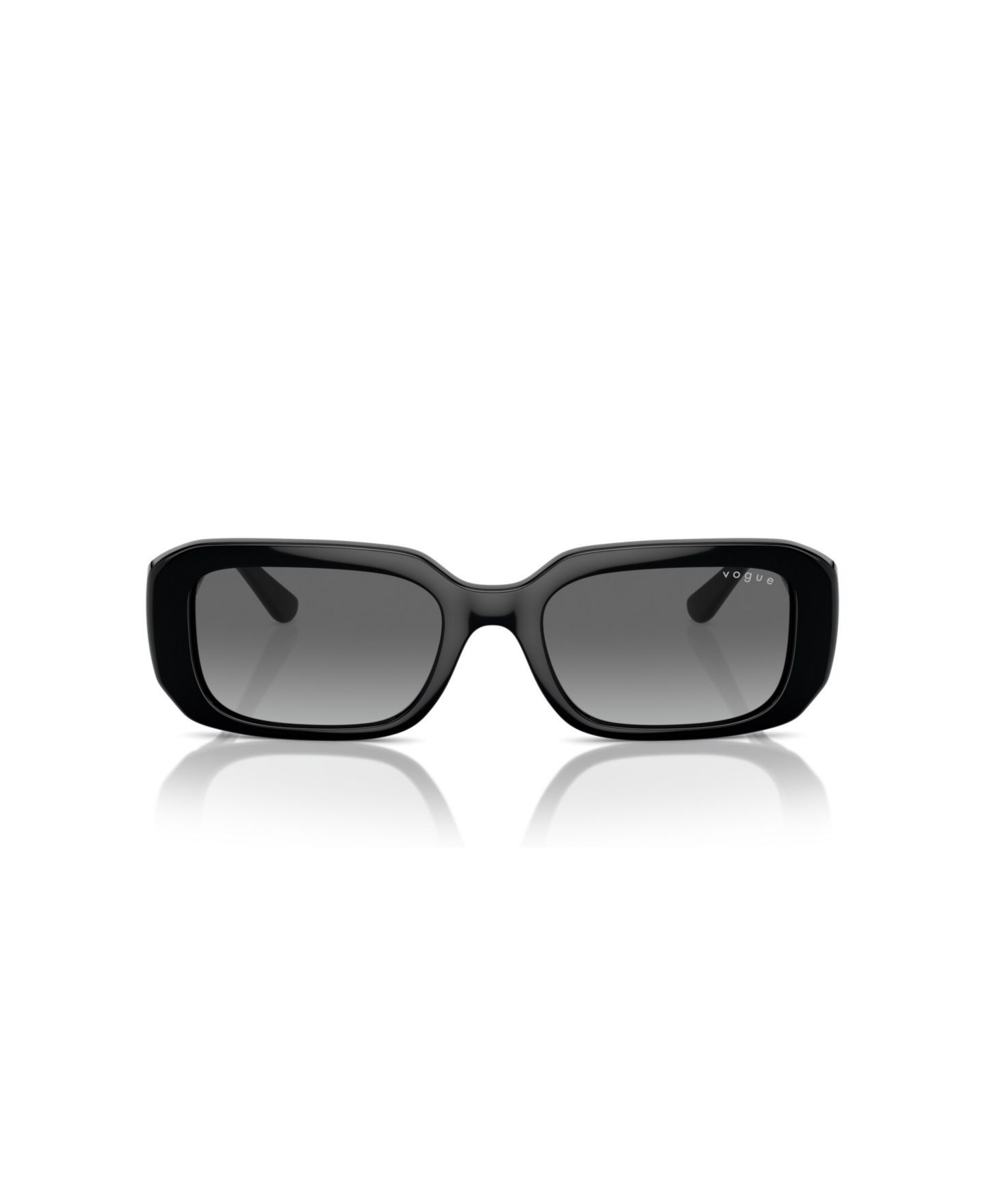 Женские солнцезащитные очки Vogue Eyewear Rectangle Sunglasses, VO5565S, цвет: Чёрный — фото 2