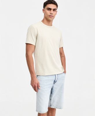 Men's Logan Stripe Jacquard T-Shirt