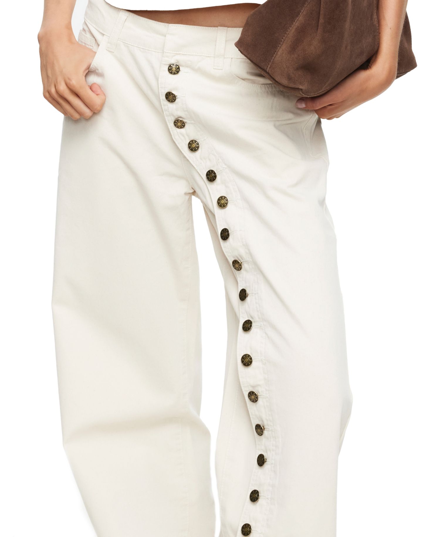 Women's Button-Front Penny Pants