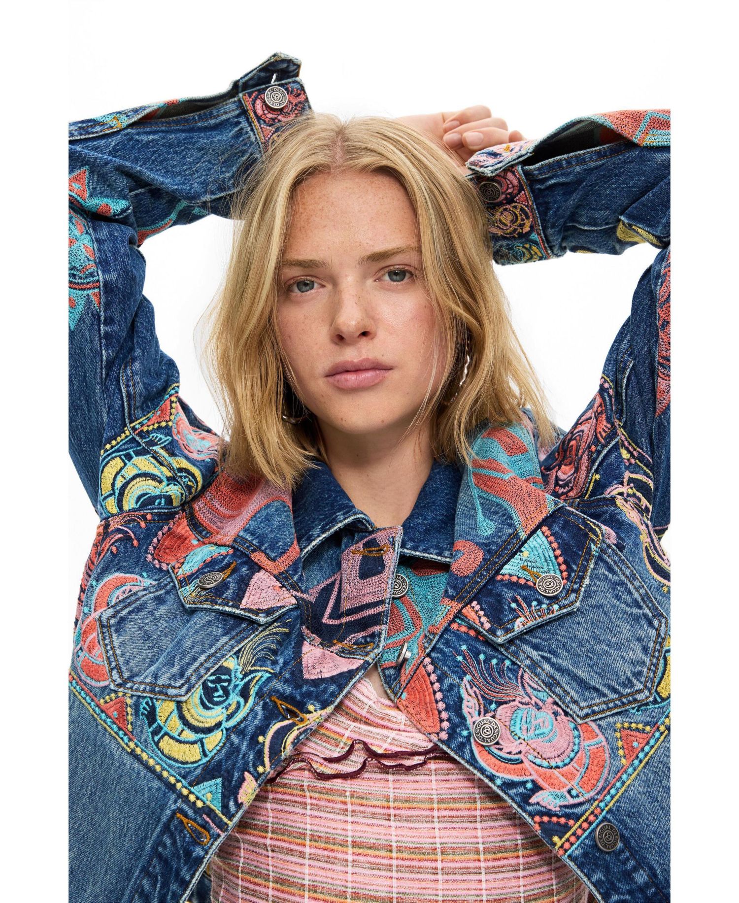 Women's Printed Jacket 100% Cotton