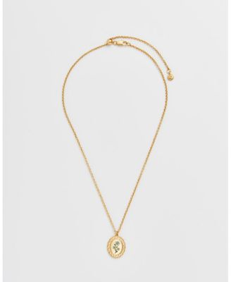 Forget Me Not Pearl Cameo Necklace