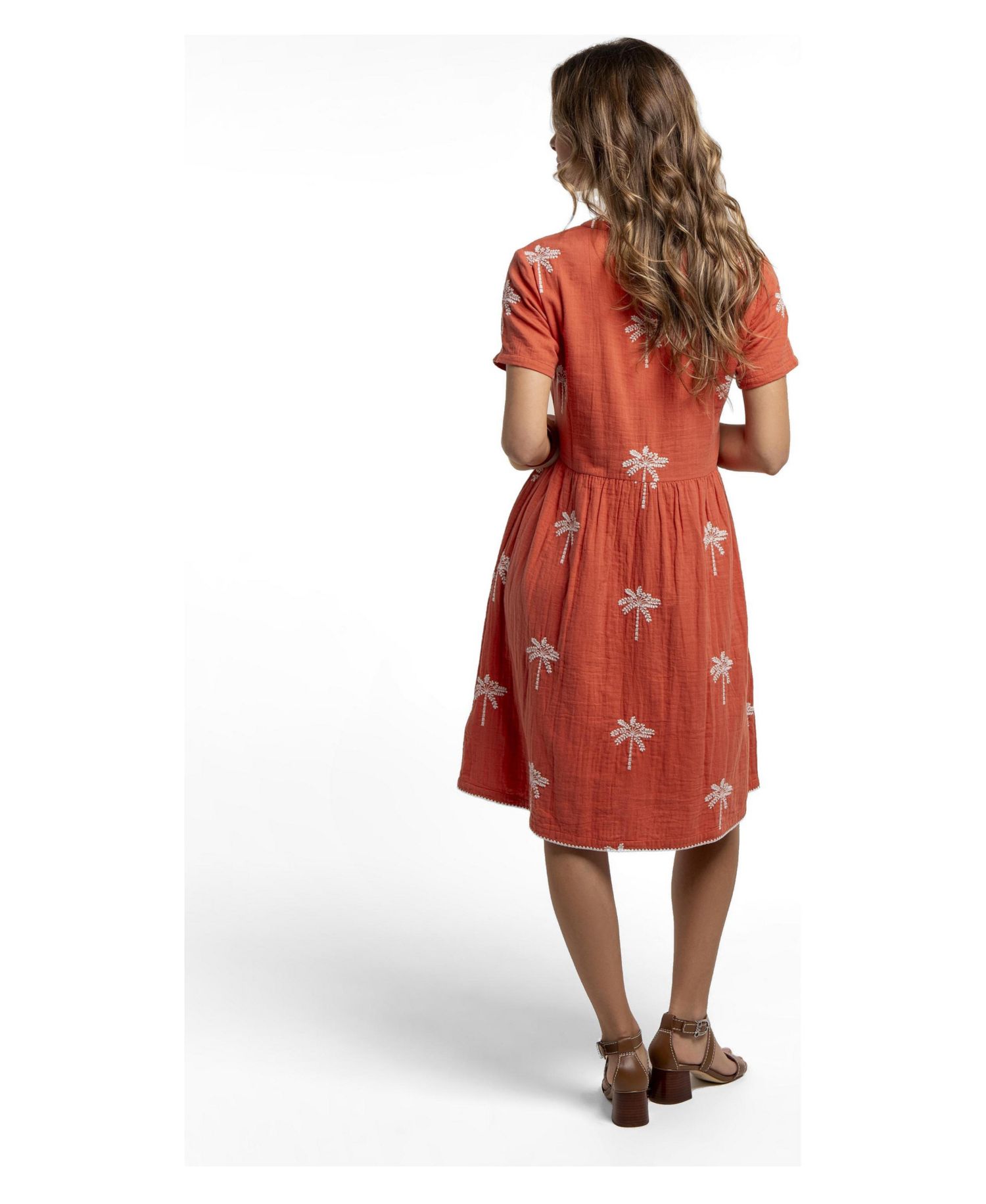 Women's Sol Embroidered Midi Dress