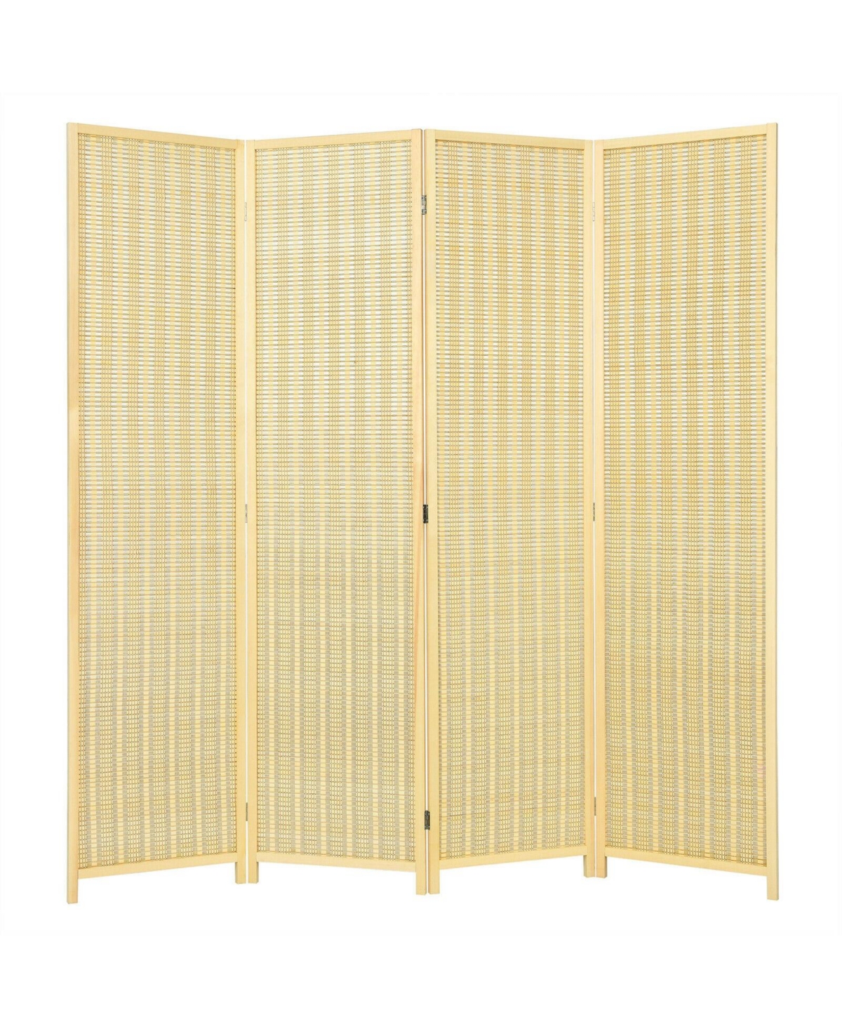 sumyeg 6-Foot 4-Panel Portable Folding Room Divider Privacy Screen