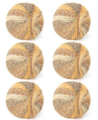 6-Piece Gradient Yarn Set for Crocheting, 50g Each, Soft Ombre Yarn Skeins for DIY Blankets Scarves Hats