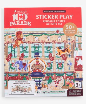 100th Thanksgiving Day Parade Herald Square Building Reusable Sticker Play Set