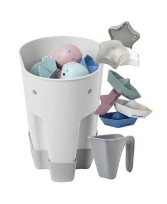 Baby Boys' and Baby Girls' Bath Accessory Bundle, 4-Piece Set