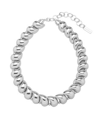 St Moran Silver Zaha Statement Necklace - Silver 195$