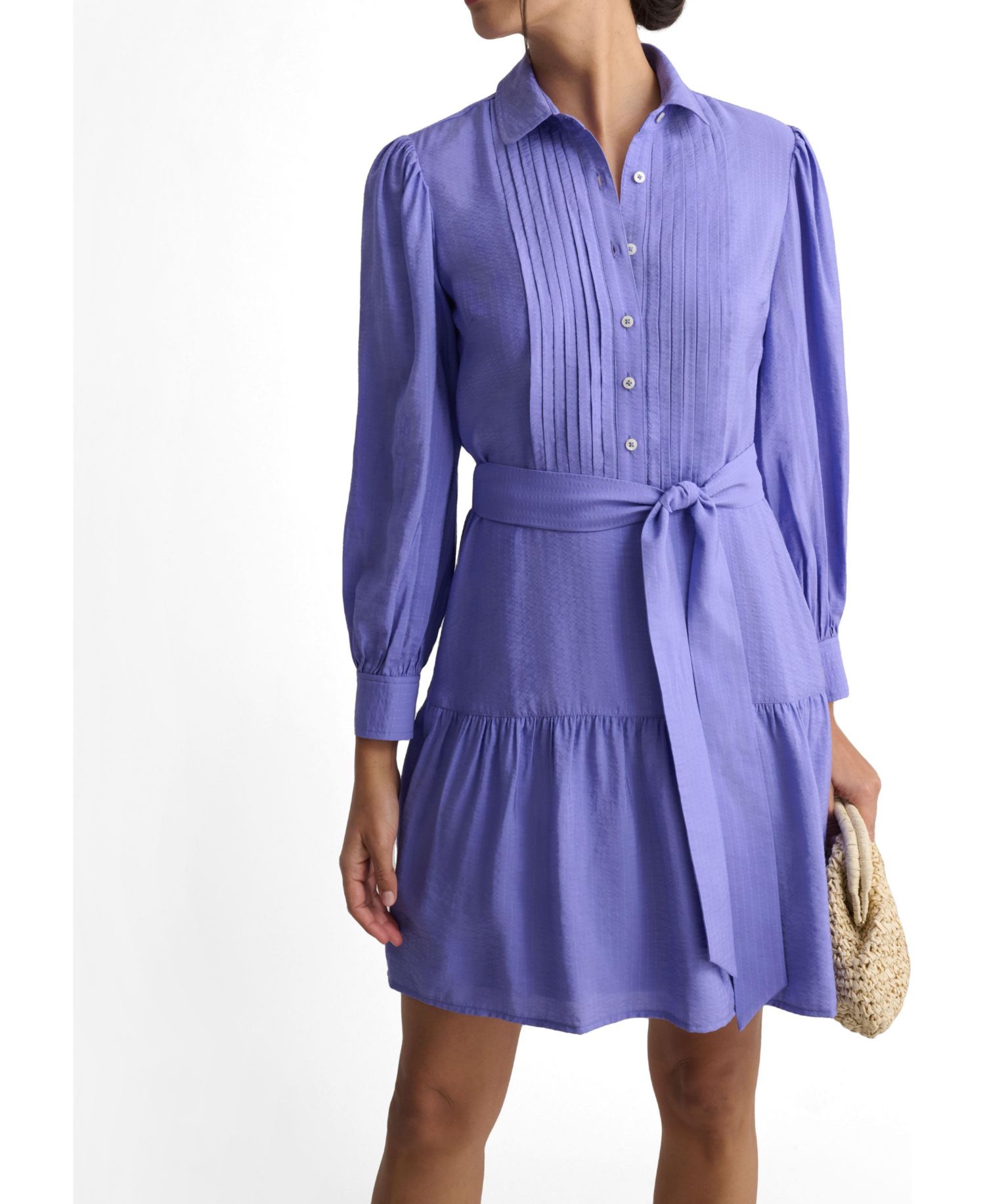 Women's Seersucker Rita Shirt Dress