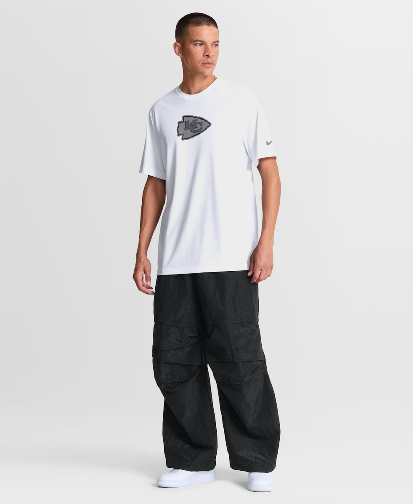 Мужская футболка Nike White Kansas City Chiefs Sideline Lead The Charge Legend Dri-FIT — фото 5
