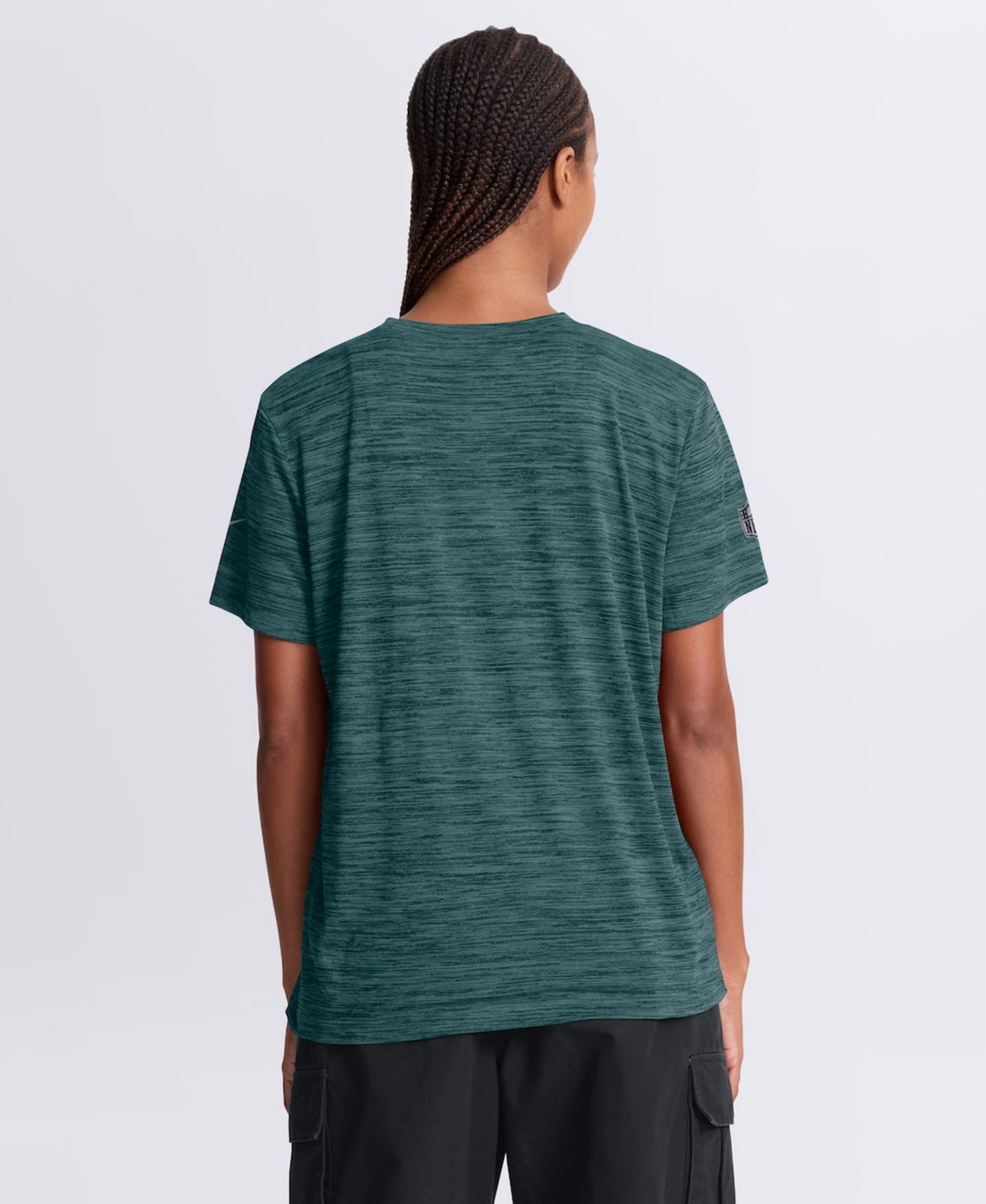 Женская футболка Nike Midnight Green Philadelphia Eagles Sideline Velocity Dri-FIT — фото 4
