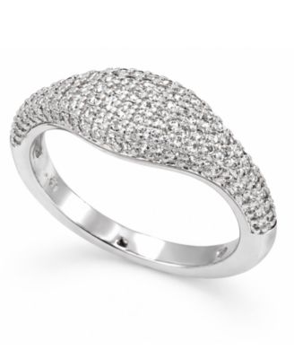 Cubic Zirconia Paved Ring