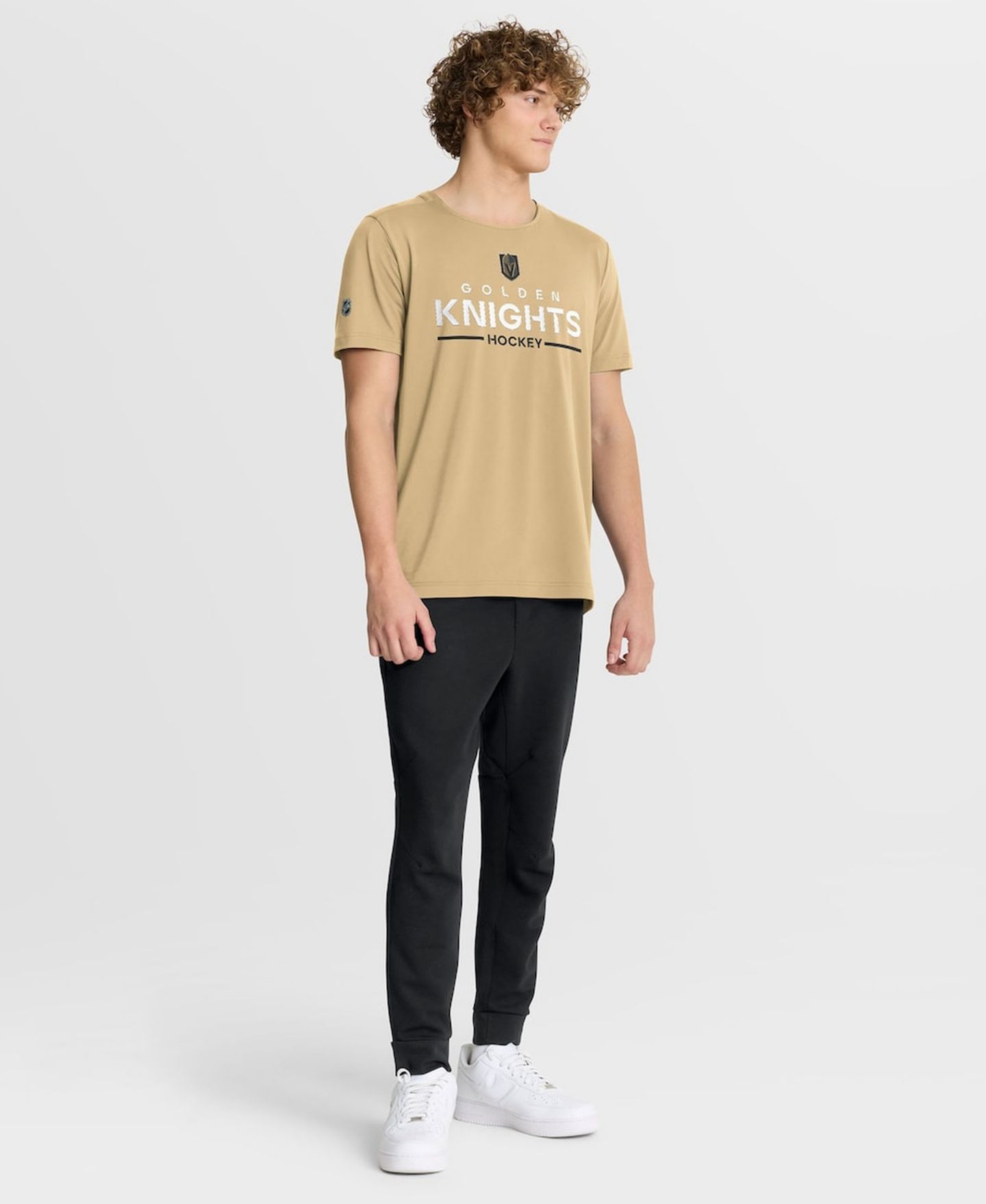 Мужская футболка Fanatics Gold Vegas Golden Knights Authentic Pro Rink Tech — фото 5