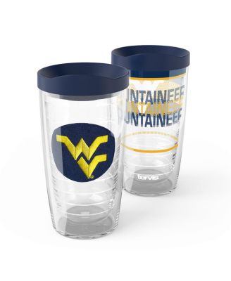 West Virginia Mountaineers 2-Pack 16oz. Competitor Emblem Tumbler Set